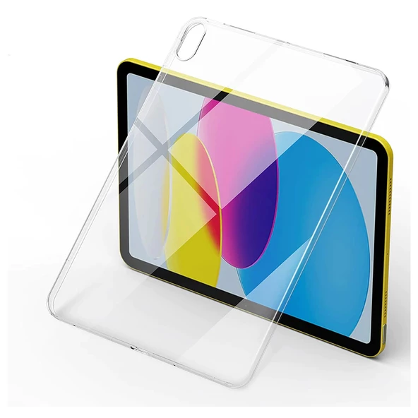 Apple iPad 10.9 2022 (10.Nesil) Kılıf Zore Tablet Süper Silikon Kapak - 3