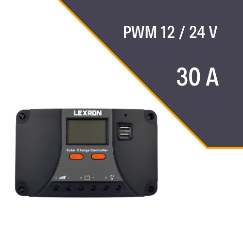 LEXRON 30A PWM ŞARJ KONTROL CİHAZI ürün görseli