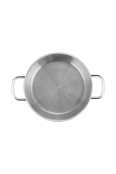 Nehir silver çelik 20 cm italyan omlet sahan kapaksız - 3