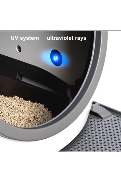 ELS Pet Otomatik Smart Pro Akıllı Kedi Tuvaleti,els Pet Uv Ile Bakteri Temizleme,koku Geçirmez,app Kontrol - 2