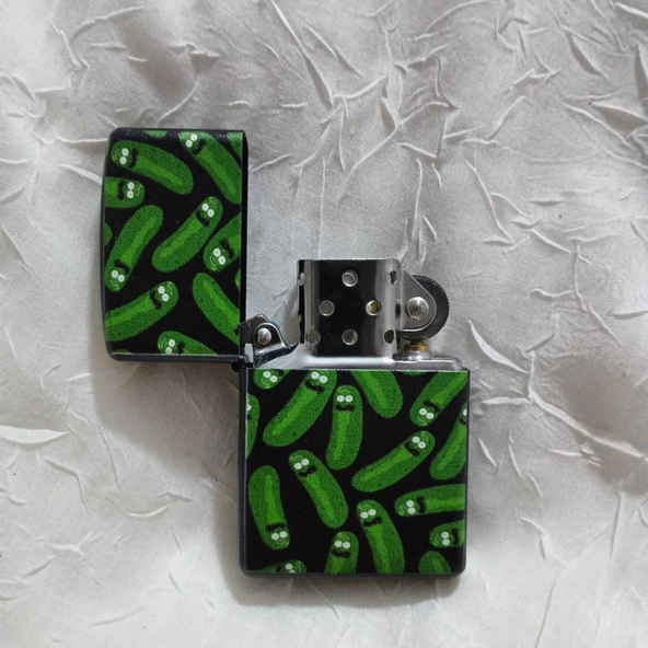 Benzinli Retro Zippo Çakmak Bakteriler - 2