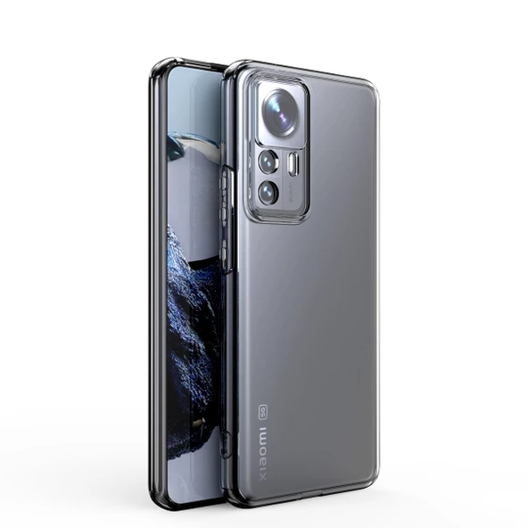 Xiaomi Mi 12T Pro Kılıf Zore Kamera Korumalı Süper Silikon Kapak - 3