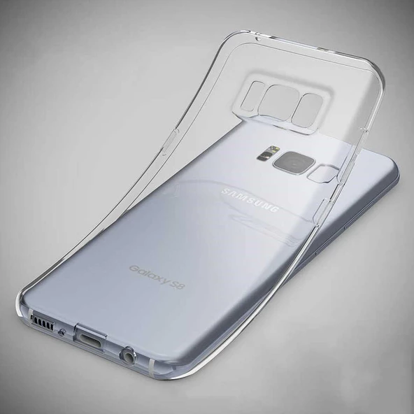 Galaxy S8 Kılıf Zore Kamera Korumalı Süper Silikon Kapak - 2