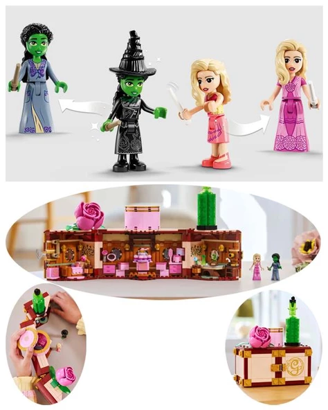 Lego Wicked Glinda ve Elphabanın Yurdu 75683 - 5