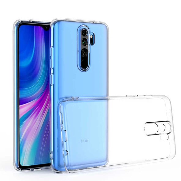 Xiaomi Redmi Note 8 Pro Kılıf Zore Kamera Korumalı Süper Silikon Kapak