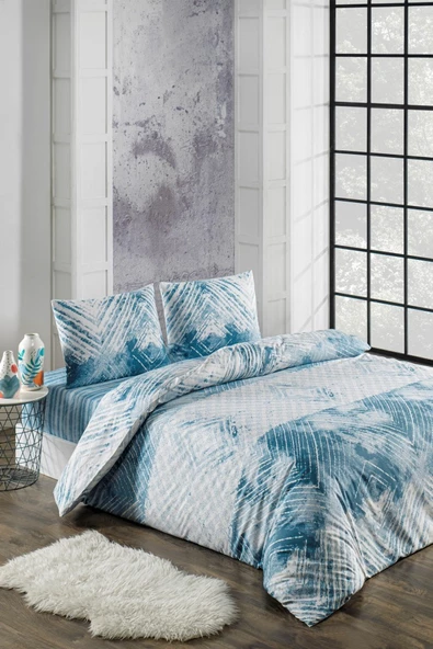 Lina Nevresim Takımı Ranforce Çift Kişilik 200x220 - 2