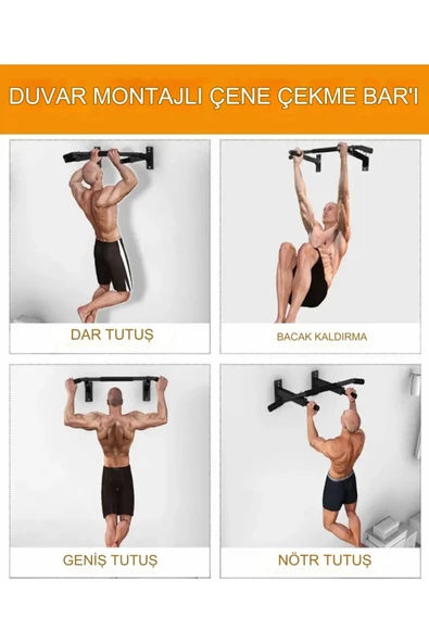 Duvar Barfiks Aleti Barfix Demiri Barfiks Çubuğu 200 Kg Taşıma Kapasiteli - 2