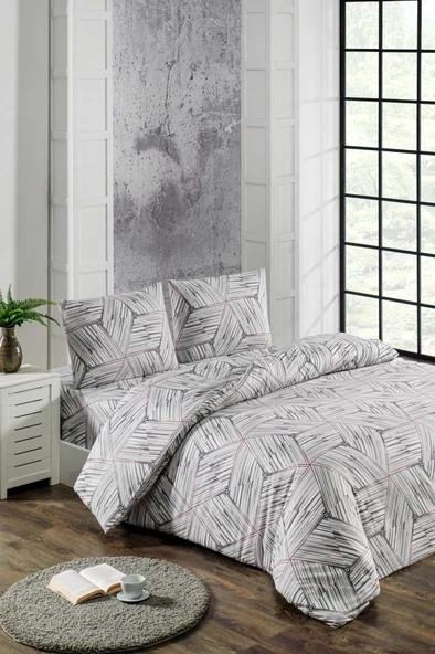 Lizbo Nevresim Takımı Ranforce Çift Kişilik 200x220