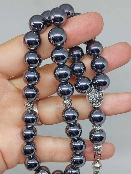 Terahertz Taşı 33lük Tesbih 10mm (42125) - Resim 2