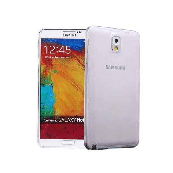 Galaxy Note 3 Kılıf Zore Süper Silikon Kapak