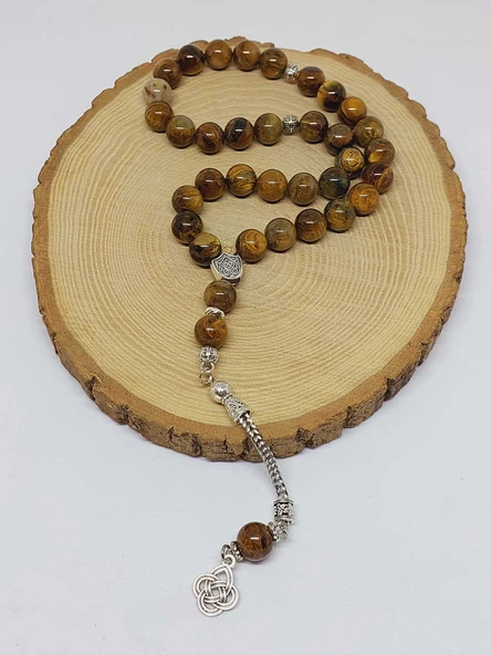 Pietersite Taşı 33lük Tesbih 10mm (42130) - Resim 4