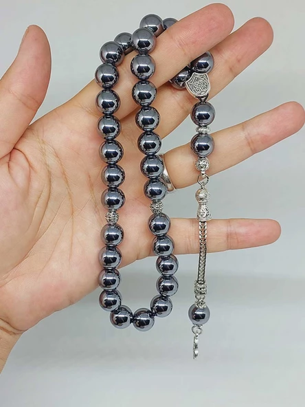 Terahertz Taşı 33lük Tesbih 10mm (42125) - Resim 5