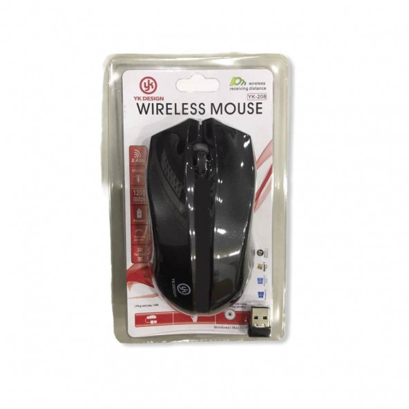 YK Design YK-208 Kablosuz Mouse