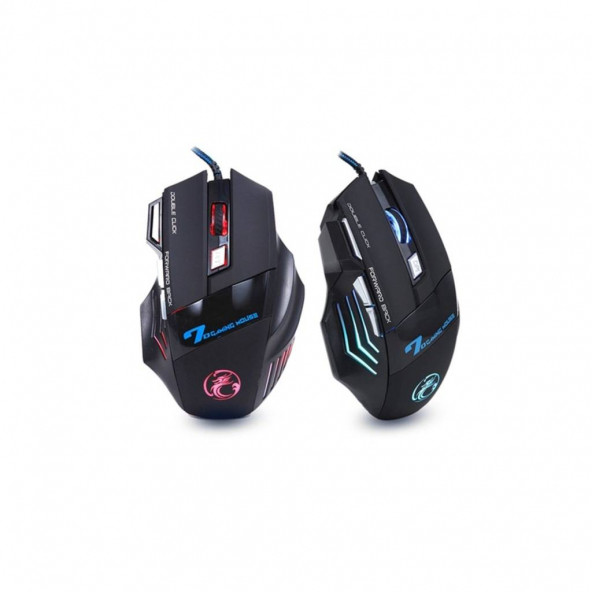 İmice X7 Led Işıklı Kablolu Oyuncu Mouse - 3
