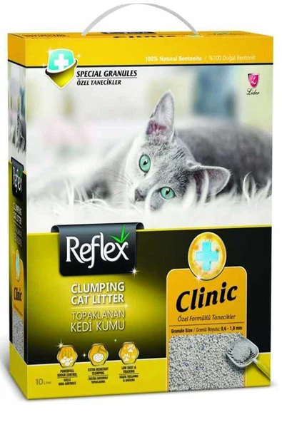 Reflex Clinic İdrar Yolu Hastalığı Önleyen 10 lt Kedi Kumu - 1