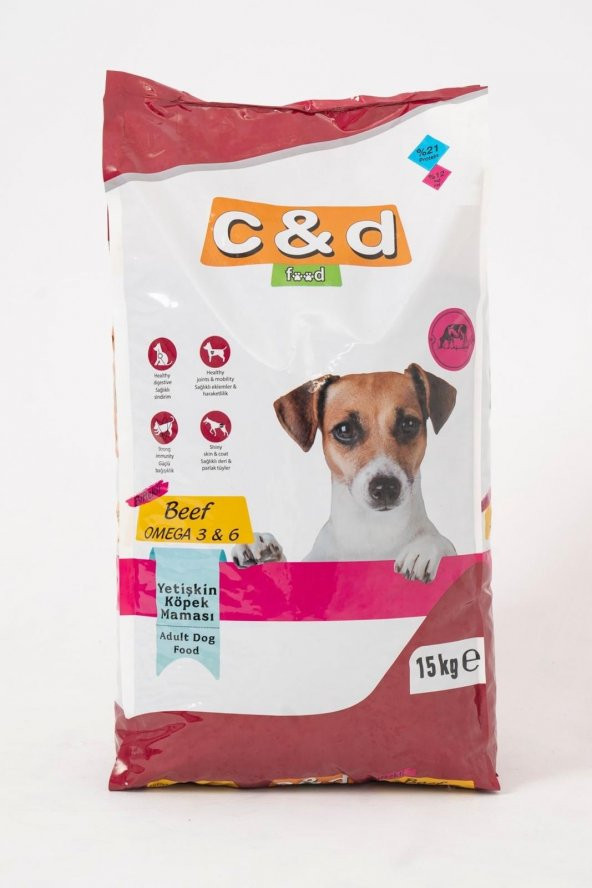 Hayal  Sepeti Yetişkin Köpek Maması 15KG  BİFTEKLİ YENİ ÜRÜN   PREMİUM OMEGA 3&6