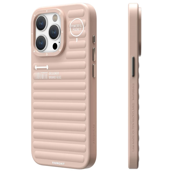 Youngkit Apple iPhone 15 Pro Max Kılıf Mat Renkli Tasarım YoungKit Original Serisi Kapak - 2