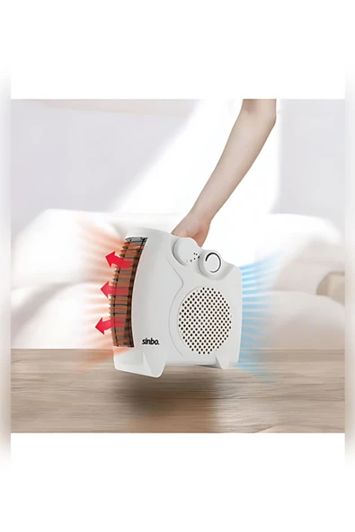 Fanlı Isıtıcı 2000w sıcak - Soğuk Ve Yatay - Dikey Kullanıma Uygun Sfh-6940 - 2