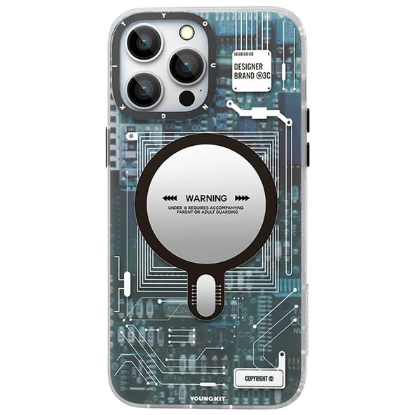 Youngkit Apple iPhone 13 Pro Max Kılıf YoungKit Technology Serisi Kapak - 3
