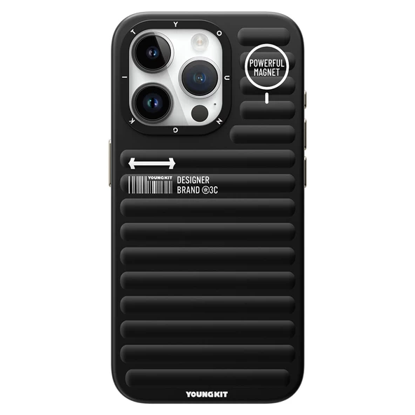 Youngkit Apple iPhone 15 Pro Max Kılıf Mat Renkli Tasarım YoungKit Original Serisi Kapak - 12
