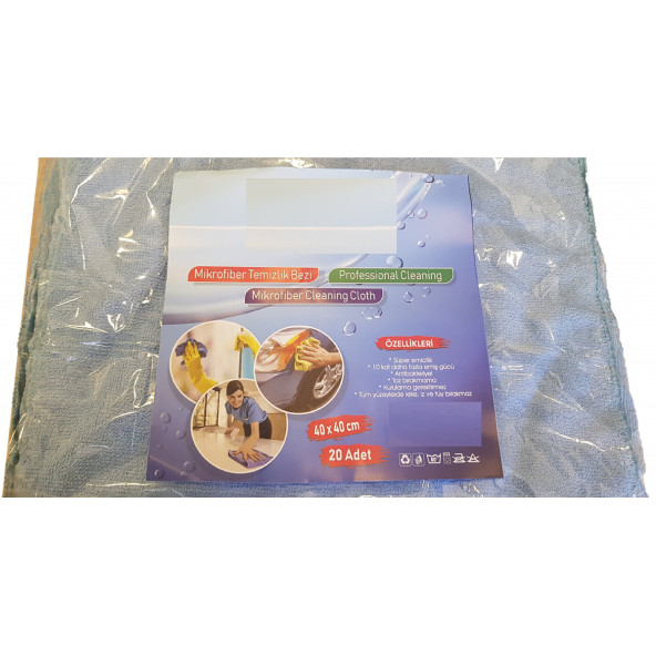 Mikrofiber Bez 40x40 cm 20 Adet - 2