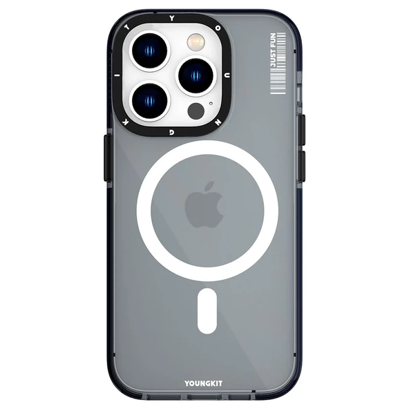 Youngkit Apple iPhone 14 Pro Max Kılıf Magsafe Şarj Özellikli YoungKit Crystal Color Serisi Kapak - Resim 7