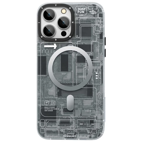 Youngkit Apple iPhone 13 Pro Max Kılıf YoungKit Technology Serisi Kapak - 4
