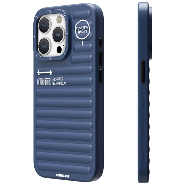 Youngkit Apple iPhone 15 Pro Max Kılıf Mat Renkli Tasarım YoungKit Original Serisi Kapak - 5