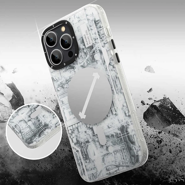 Youngkit Apple iPhone 13 Pro Max Kılıf YoungKit Technology Serisi Kapak - 9