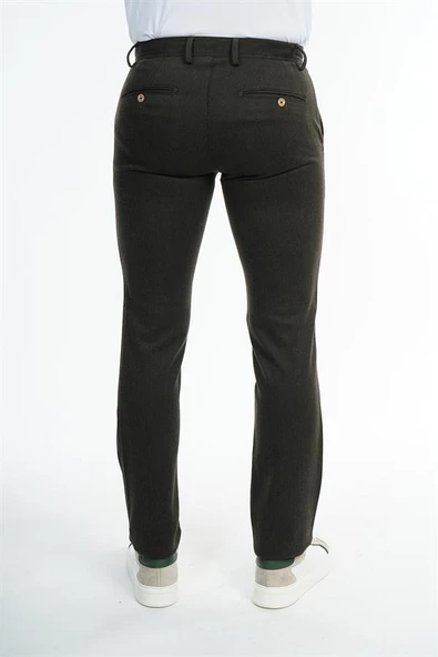 İntersivin Regular Fit Pamuklu Likralı Kışlık Erkek Pantolon - 5