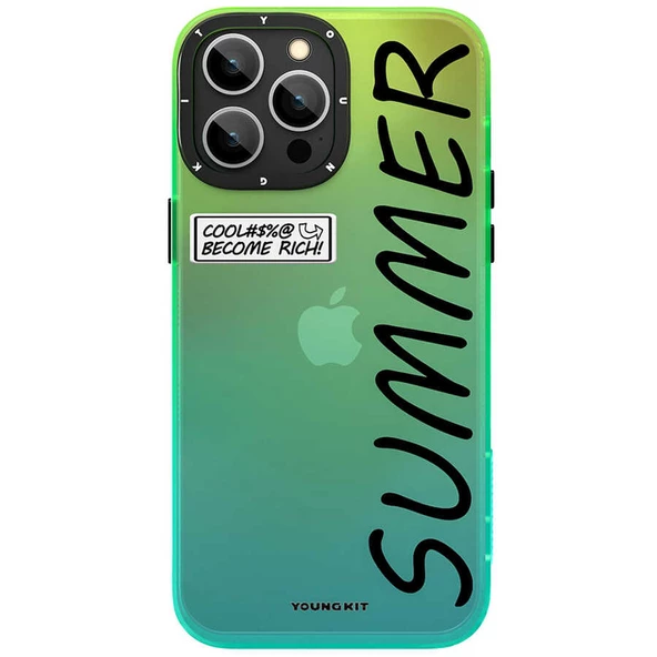 Youngkit Apple iPhone 13 Pro Kılıf YoungKit Summer Serisi Kapak - 3