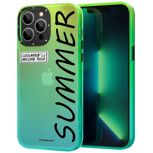 Youngkit Apple iPhone 13 Pro Kılıf YoungKit Summer Serisi Kapak