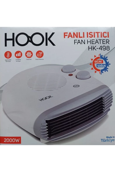 ELEKTİRİKLİ FANLI ISITICI HOOK HK-498