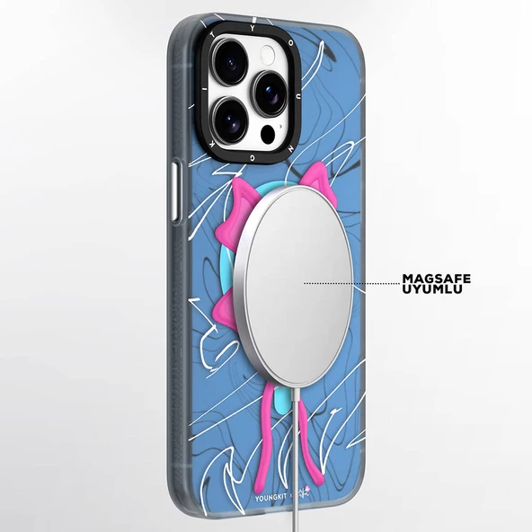 Youngkit Apple iPhone 15 Pro Max Kılıf Magsafe Şarj Özellikli Youngkit Anti-Trend Serisi Kapak - Resim 3
