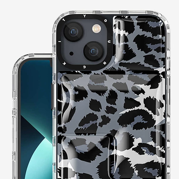 Youngkit Apple iPhone 13 Kılıf YoungKit Leopard Article Serisi Kapak - Resim 12