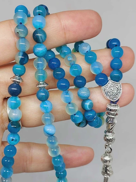 Akik Taşı 99luk Tesbih 6mm (27895) - Resim 2