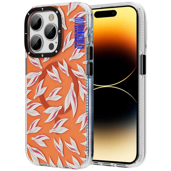 Youngkit Apple iPhone 14 Pro Max Kılıf Magsafe Şarj Özellikli Youngkit Play Rabbit Serisi Kapak - Resim 9