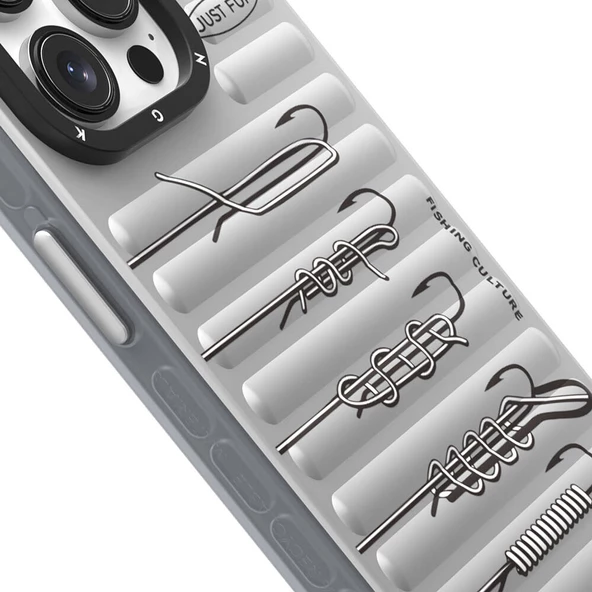 Youngkit Apple iPhone 14 Pro Max Kılıf Magsafe Şarj Özellikli Youngkit Fishing Serisi Kapak - Resim 3