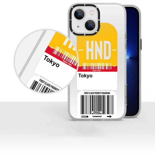 Youngkit Apple iPhone 13 Kılıf YoungKit Any Time Trip Serisi Kapak - 6