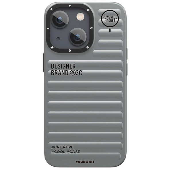 Youngkit Apple iPhone 13 Kılıf YoungKit Plain Coloured Serisi Kapak - Resim 5