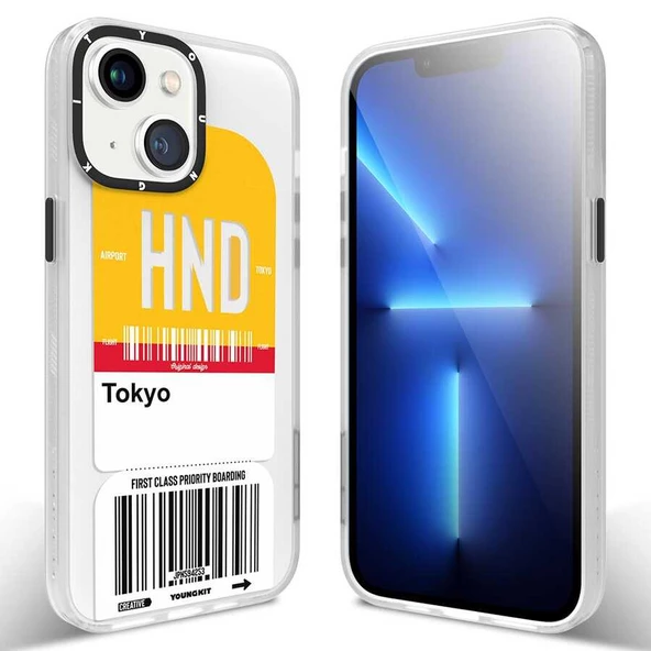 Youngkit Apple iPhone 13 Kılıf YoungKit Any Time Trip Serisi Kapak