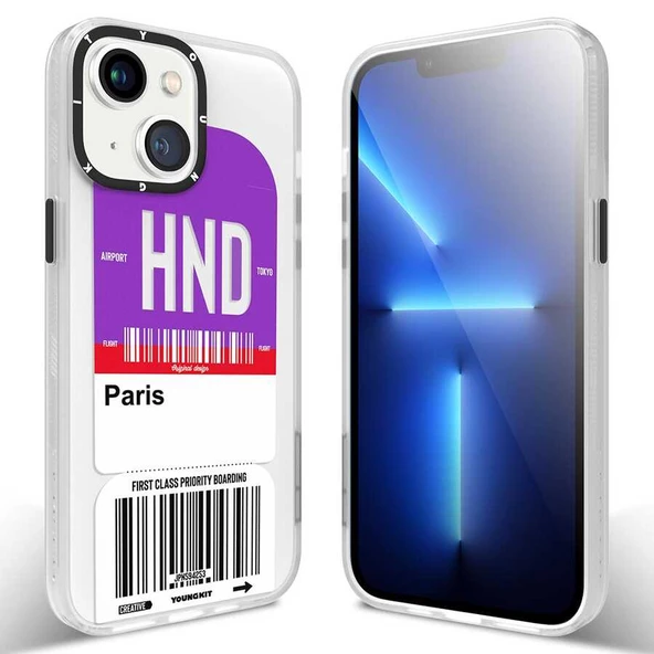 Youngkit Apple iPhone 13 Kılıf YoungKit Any Time Trip Serisi Kapak - 11
