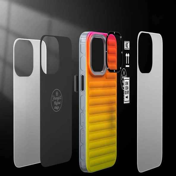 Youngkit Apple iPhone 13 Pro Max Kılıf YoungKit The Secret Color Serisi Kapak - Resim 10