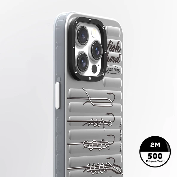 Youngkit Apple iPhone 14 Pro Max Kılıf Magsafe Şarj Özellikli Youngkit Fishing Serisi Kapak - Resim 4