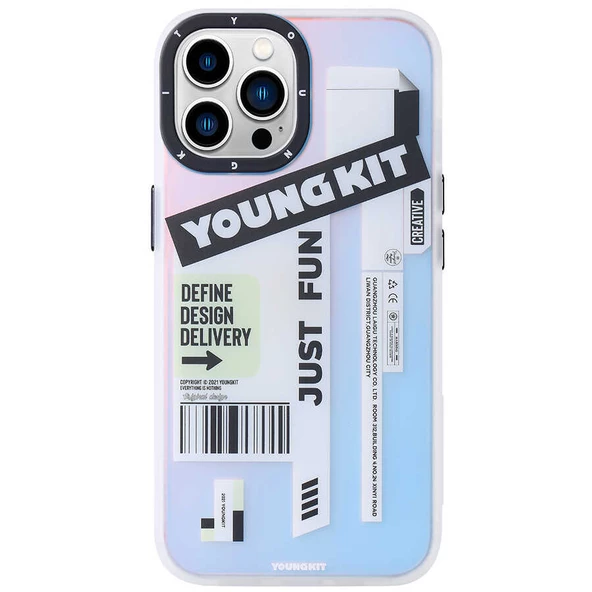 Youngkit Apple iPhone 13 Pro Max Kılıf YoungKit Fashion Culture Time Serisi Kapak