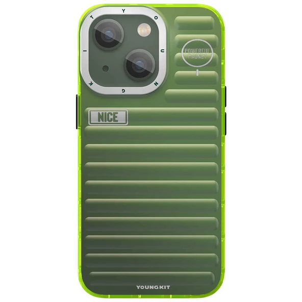 Youngkit Apple iPhone 13 Kılıf YoungKit Plain Coloured Serisi Kapak - Resim 3