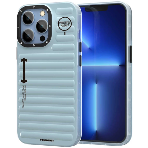 Youngkit Apple iPhone 13 Pro Kılıf YoungKit Plain Coloured Serisi Kapak - 12