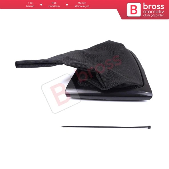 Renault Clio MK4 BH KH 2012-2020 969350337R için Siyah Çerçeveli Vites Körüğü - 5