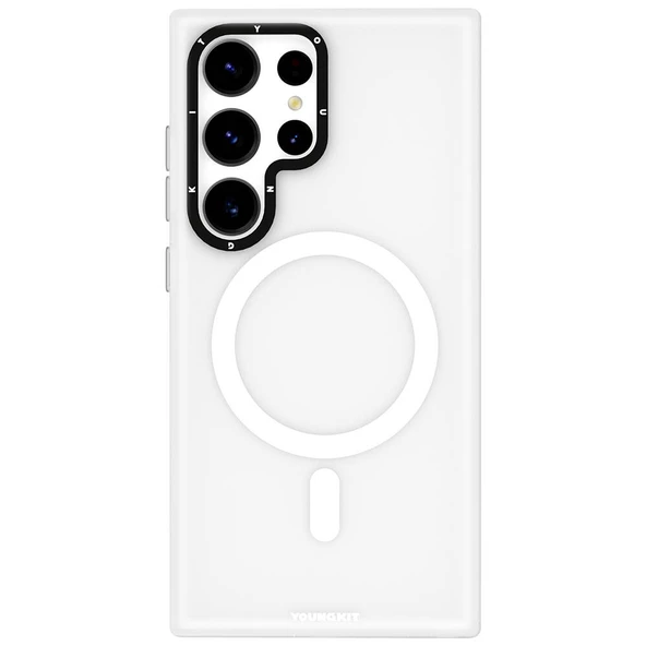 Youngkit Galaxy S24 Ultra Kılıf Magsafe Şarj Özellikli Youngkit Hidden Sand Serisi Kapak - Resim 9