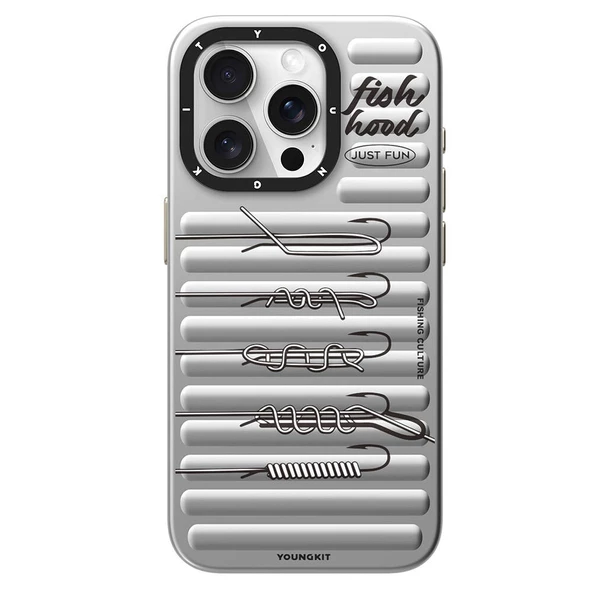 Youngkit Apple iPhone 14 Pro Max Kılıf Magsafe Şarj Özellikli Youngkit Fishing Serisi Kapak - Resim 2